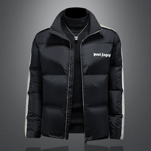 Y9565 P360 2026冬季90%白鸭绒立领加厚阔版羽绒服 镂空 395，男装羽绒服，钱塘6016-1(原3019)