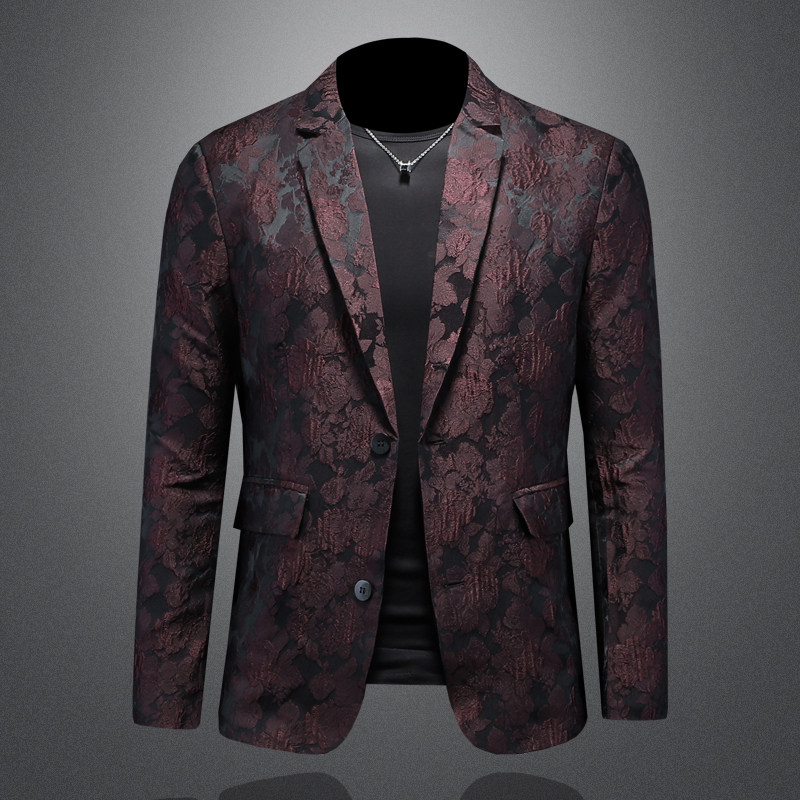 2026年新款男士修身西装大码西服钱塘3019X6726P160镂空，男装西服，钱塘6016-1(原3019)