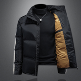 Y9565P3602026冬季90%白鸭绒立领加厚阔版羽绒服镂空395，男装羽绒服，钱塘6016-1(原3019)