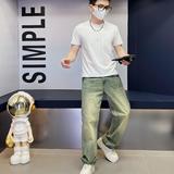 商标已注册2025年新款短袖T恤钱塘3019TX3011P70真模，男装T恤，钱塘6016-1(原3019)