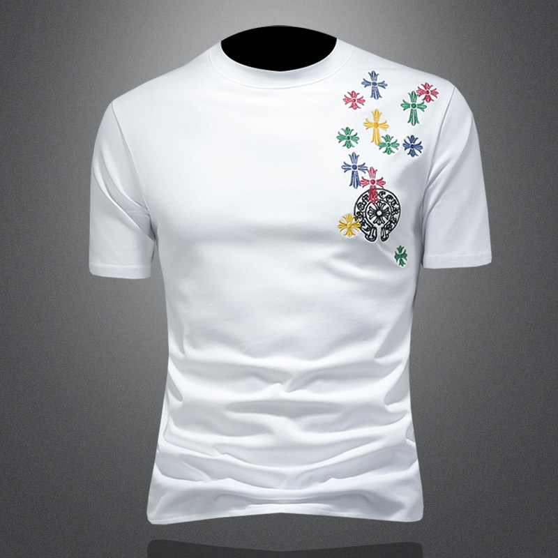 2026年新款微阔短袖T恤钱塘3019TX3100P75镂空，男装T恤，钱塘6016-1(原3019)