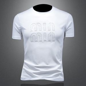 商标已注册2025年新款短袖T恤 钱塘3019 TX3011 P70 镂空，男装T恤，钱塘6016-1(原3019)