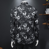 2026年新款长袖衬衫青春大码修身衬衣钱塘30199776P85假模，男装衬衫，钱塘6016-1(原3019)