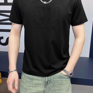 商标已注册2025年新款短袖T恤 钱塘3019 TX3011 P70 真模，男装T恤，钱塘6016-1(原3019)