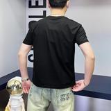 2025年新款短袖T恤钱塘3019TX3008P75真模，男装T恤，钱塘6016-1(原3019)