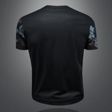 2025年新款短袖T恤钱塘3019TX3013P80镂空，男装T恤，钱塘6016-1(原3019)