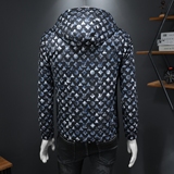 2026年新款连帽休闲夹克钱塘3019-JK9311P140假模商标已注册，男装夹克，钱塘6016-1(原3019)