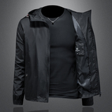 2026年新款连帽休闲夹克钱塘3019-JK9290P145镂空，男装夹克，钱塘6016-1(原3019)