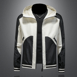 2026年新款连帽休闲夹克钱塘3019-JK9295P155镂空，男装夹克，钱塘6016-1(原3019)