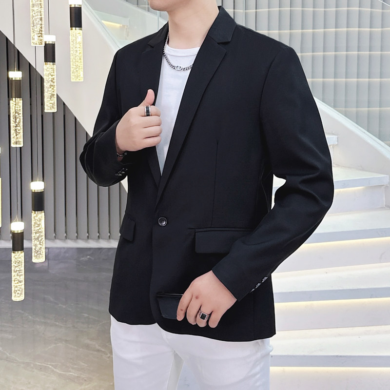 2026年新款高端纯色休闲小西装钱塘3019X6718P155真模,男装西服套装,钱塘6016-1(原3019)