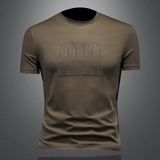 商标已注册2025年新款短袖T恤钱塘3019TX3011P70镂空，男装T恤，钱塘6016-1(原3019)