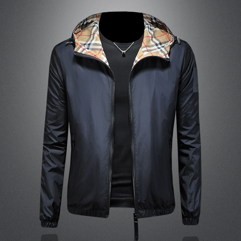 2026年新款连帽休闲夹克钱塘3019-JK9287P140镂空，男装夹克，钱塘6016-1(原3019)