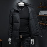 Y971P3352025高端冬季90%白鸭绒立领提花羽绒服假模365，男装羽绒服，钱塘6016-1(原3019)