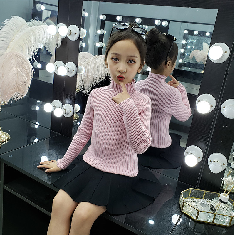 Girls sweater Socket Korean Edition 2020 spring and autumn new pattern children Primer Western style Sweater Large Children's clothing Woolin the Children/Baby/Family fitted , Sweaters/Knitwear  category - from Buy2taobao.com to provide professional Taobao agent buy service