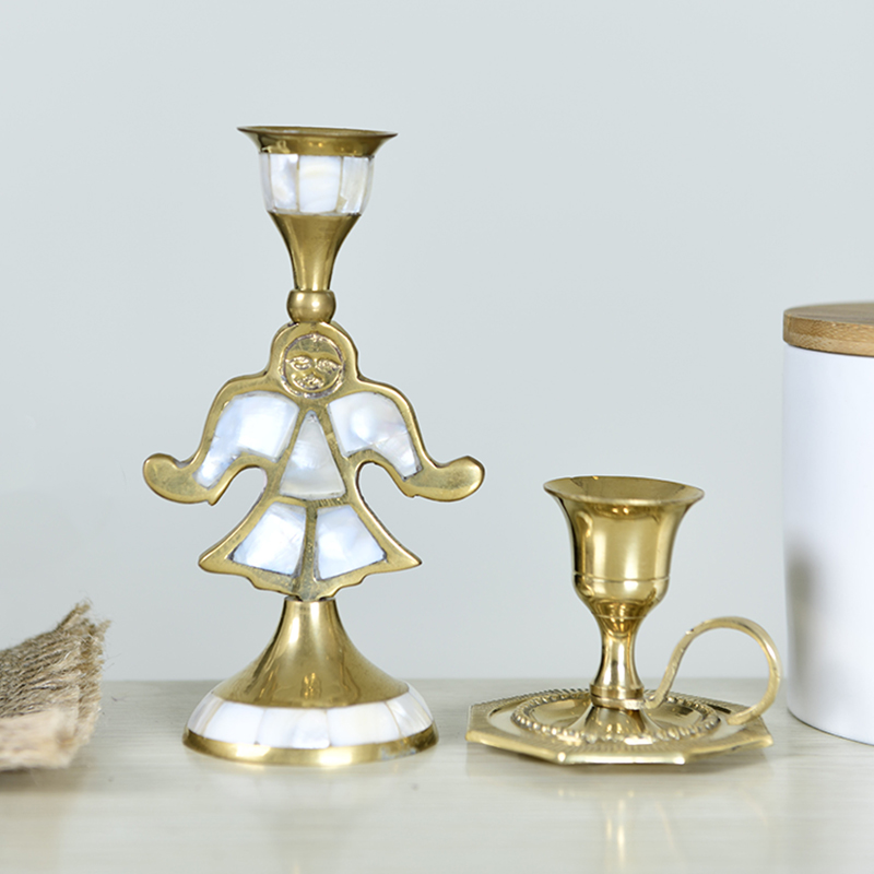 怀旧艺术风北欧香薰装饰轻奢蜡台