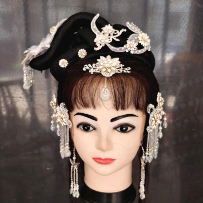 白娘子白蛇传白素贞越剧黄梅戏曲花旦妆造型汉服旅拍古装秀禾头饰