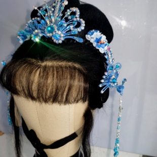 仿点翠戏曲花旦正凤偏凤大全套装小旦老旦宫女丫鬟舞台表演出配饰