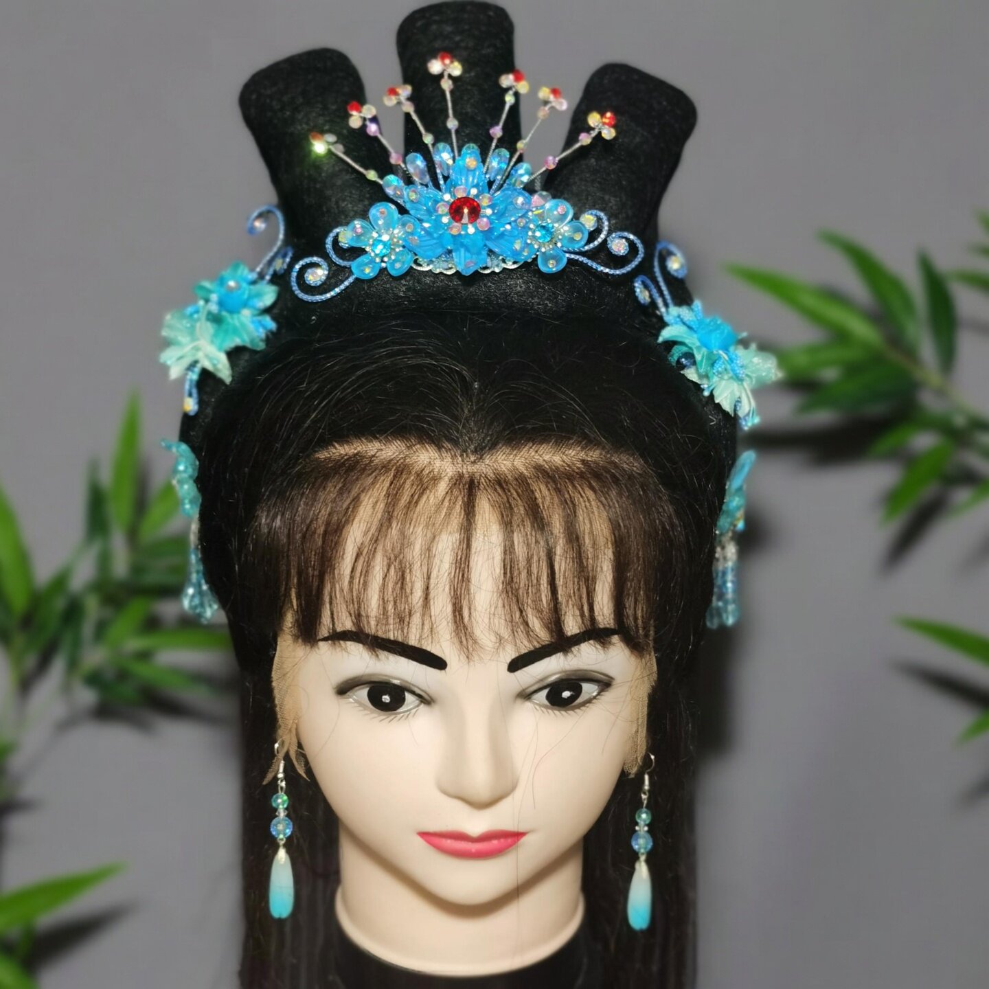 黄梅戏越剧花旦宫女丫鬟头饰