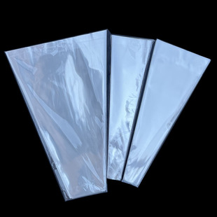 全透明花束包装袋塑料梯形包花袋三角袋花艺材料防水多支单只套袋