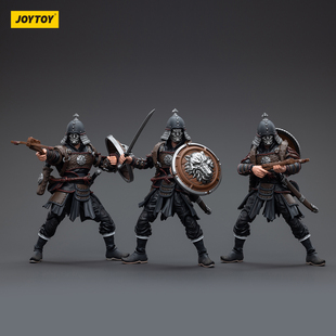 JOYTOY暗源江湖系列JT5666神机营士兵三人组国风武侠1/18可动兵人