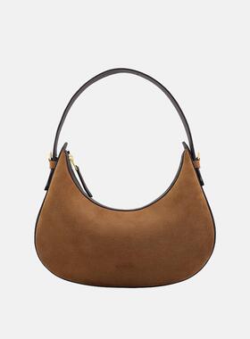 A.Cloud新月包法式优雅质感牛皮hobo船包腋下包单肩斜挎包acloud