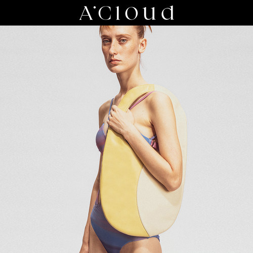 acloudcurveforms小羊皮托特包