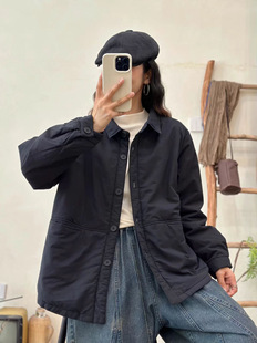 女士保暖棉服秋冬休闲百搭遮肉大码棉衣D058