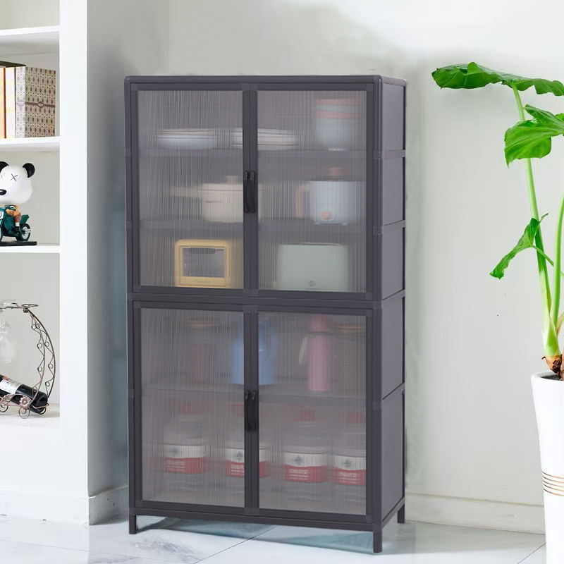 铝合金厨房置物架多层收纳金刚网