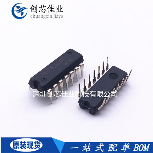 原装进口HD74LS00P SN74LS00N DIP14 2输入端四与非门74LS00 配单