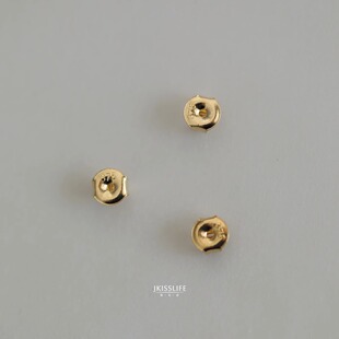 9K黄金 K金耳堵 「只适用于本店耳钉」