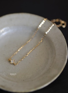 一颗星星极细手链精致极简