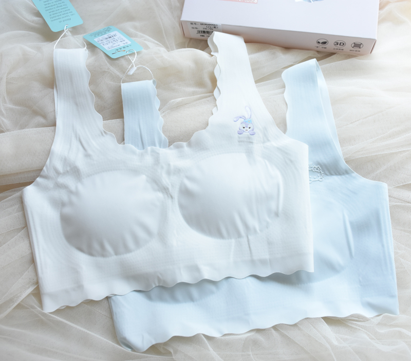 女童锦纶+氨纶少女发育文胸