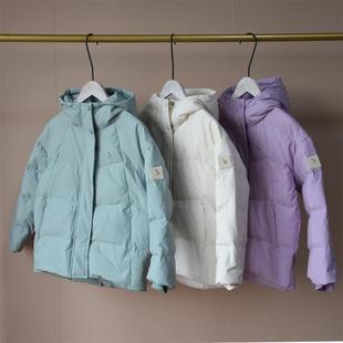80白鸭绒羽绒服三色连帽 女中大童短款 冬装 上新