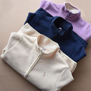 秋冬款 外套保暖可做内胆1095 男女中大童摇粒绒三色玉米绒拉链衫