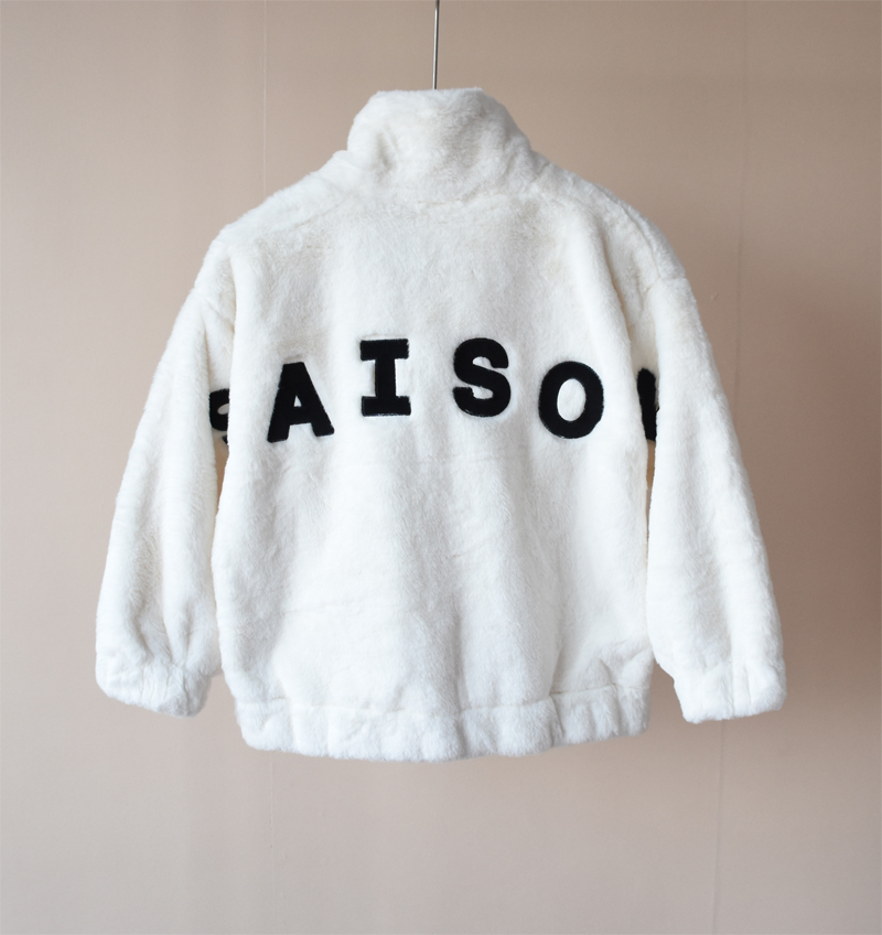 出口韩国奢华白色加厚毛毛外套