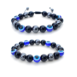 护身转运土耳其之眼手链异域风情恶魔之眼手串男女朋友情侣礼物