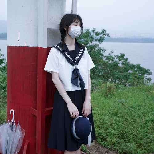【白三本】校供感jk水手服