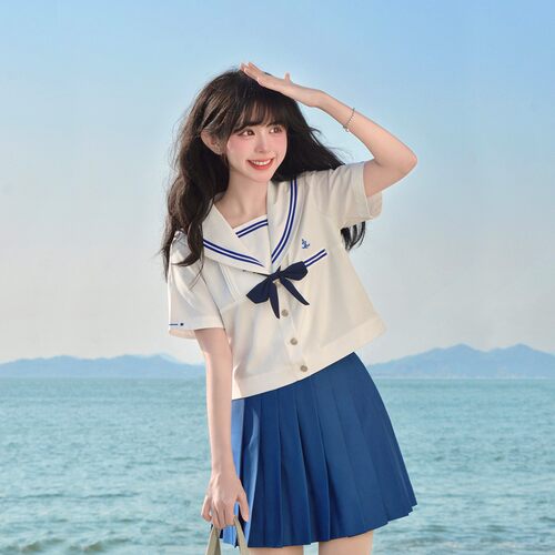 【小海军】校供感花绀水手服