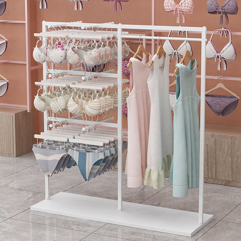 内衣货架文胸展示架商场挂内裤中岛架网红女装店铺裙子短裤挂衣架
