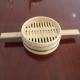 蒸笼商用小笼包蒸格重庆楠竹子金属不锈钢钉绑扎长手柄小笼屉刻字