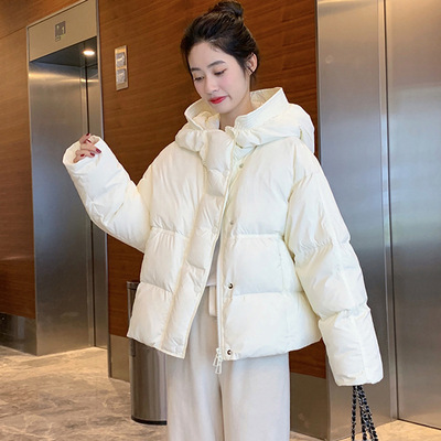 yunson 羽绒服女感冬季女外套新款外套韩版感短款轻薄平湖