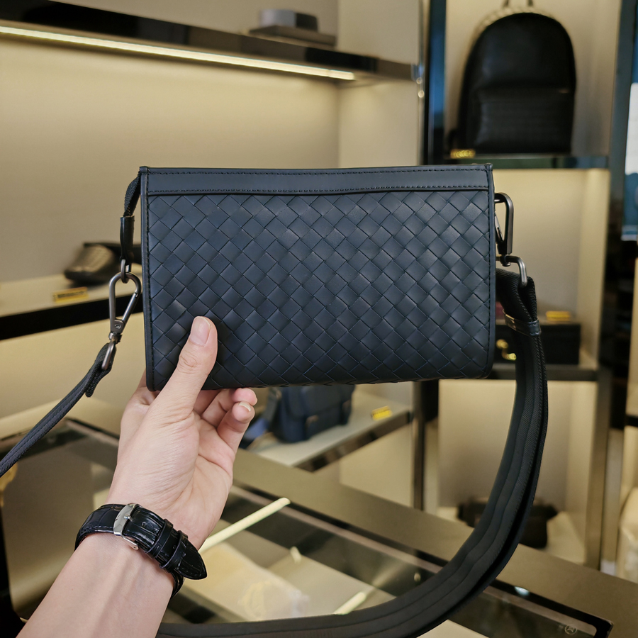 单肩包真皮编织休闲两用小包