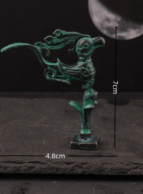 黄铜三星堆摆件小铜器摆件创意工艺品摆件黄铜摆件仿青铜器三星堆