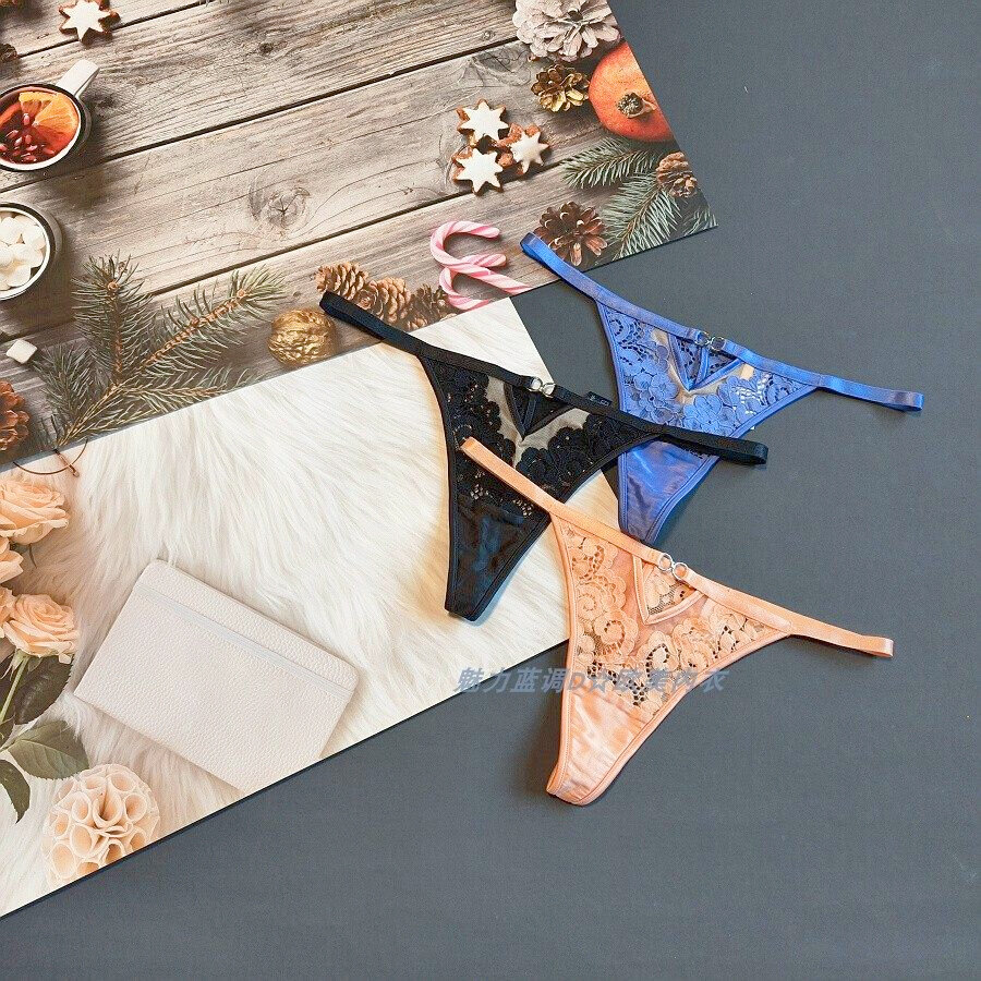 三110-170斤澳洲BN粉橙色镂空蕾丝金属扣T裤性感低腰女细带丁字裤,女士内衣/男士内衣/家居服,女丁字裤,淘宝优惠券,粉丝福利购,淘宝优惠卷