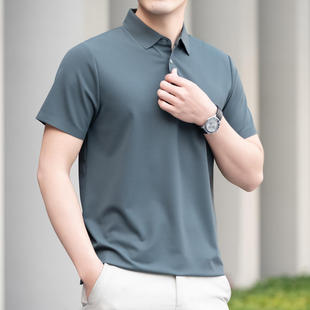 短袖 无痕短袖 POLO衫 新款 上衣简约百搭 多色可选夏季 依立腾男士
