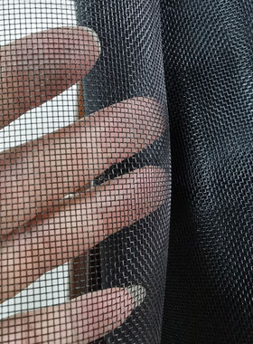 黑色PET涤纶网纱布料过滤筛网防尘网耐高温阻燃网格布12目-60目