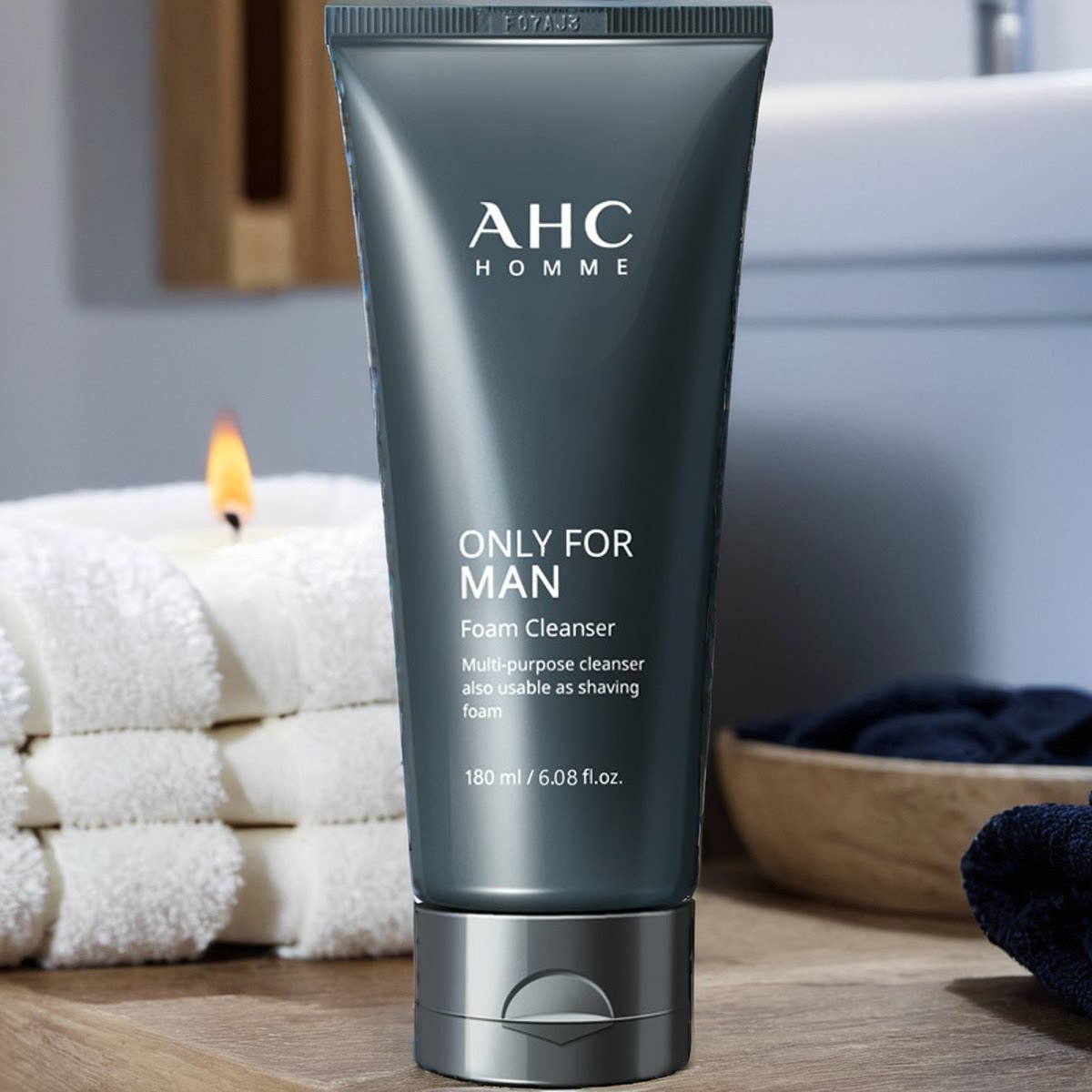 ahc洗面奶男士专用洁面乳膏控油男生水乳套装护肤品韩国官方正品