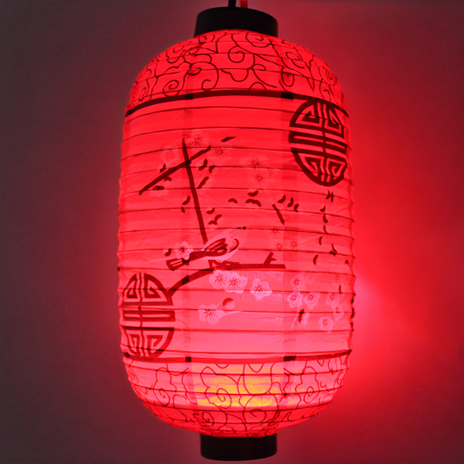 中秋LED发光电池手提带灯灯笼图片