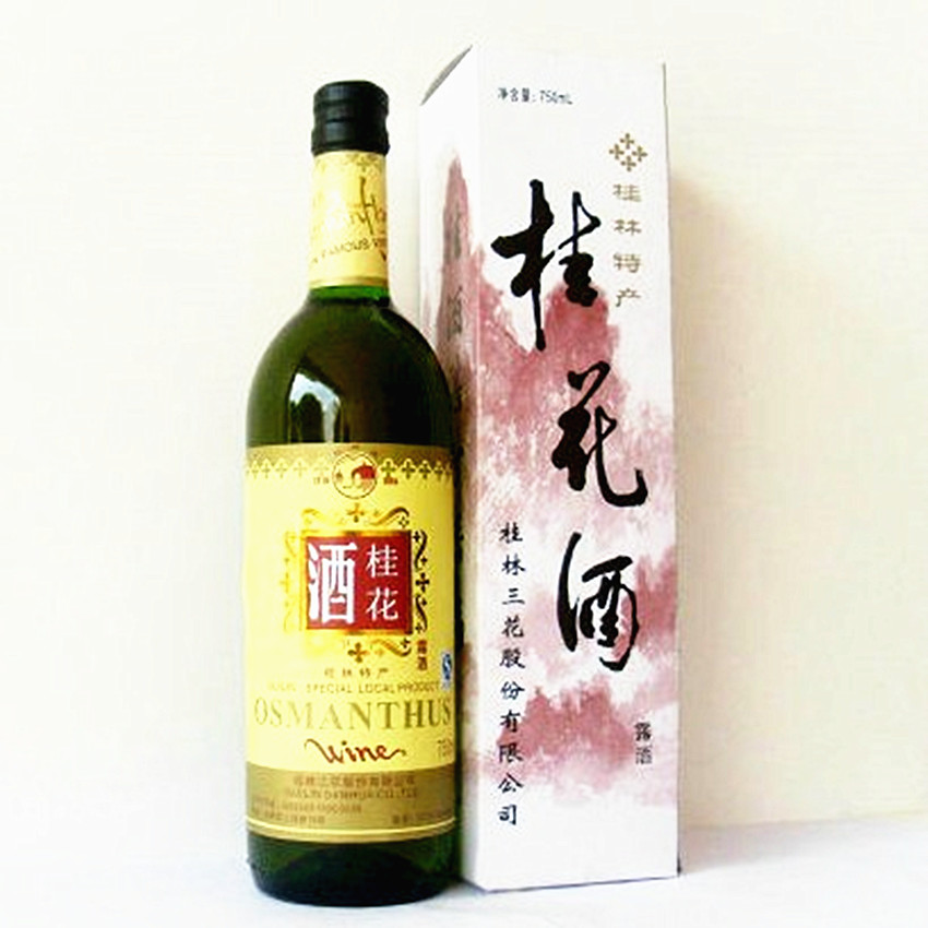 广西桂林特产桂林三花股份18度750ml桂花酒桂花蜜酒露酒果酒 酒类 果酒 原图主图