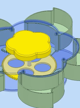 二维图纸22.储藏盒机构开关的cad图纸和3d版的pdf